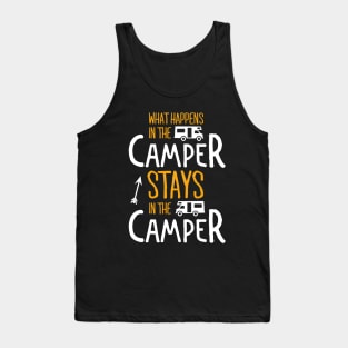 WHAT HAPPENS IN THE CAMPER Tank Top